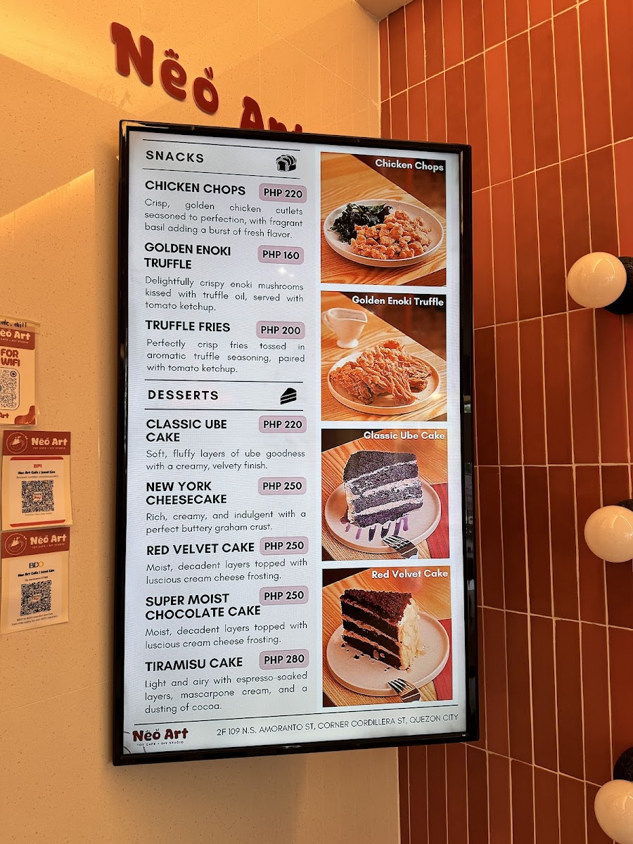 NEO ART CAFE Photo Menu 3