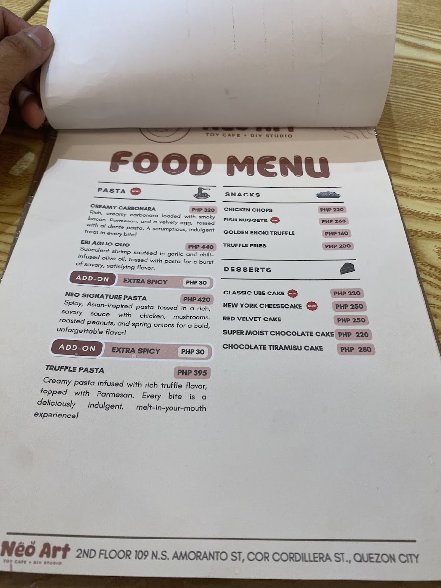 NEO ART CAFE Photo Menu 5