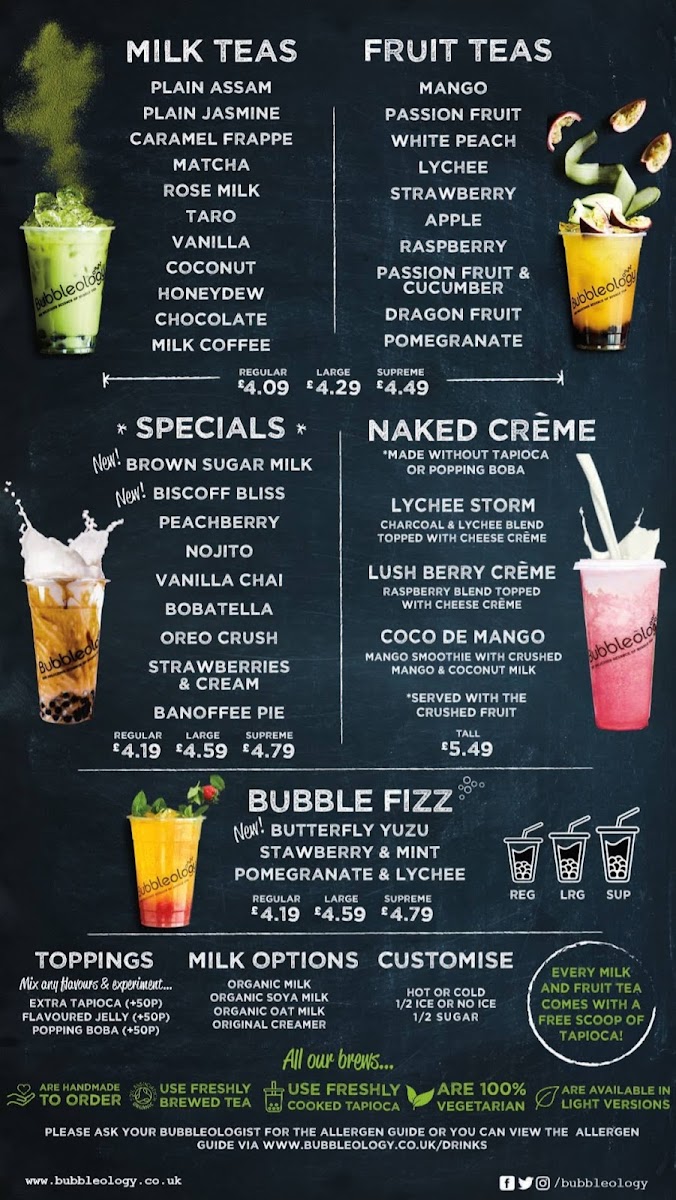 Bubbleology Photo Menu 1