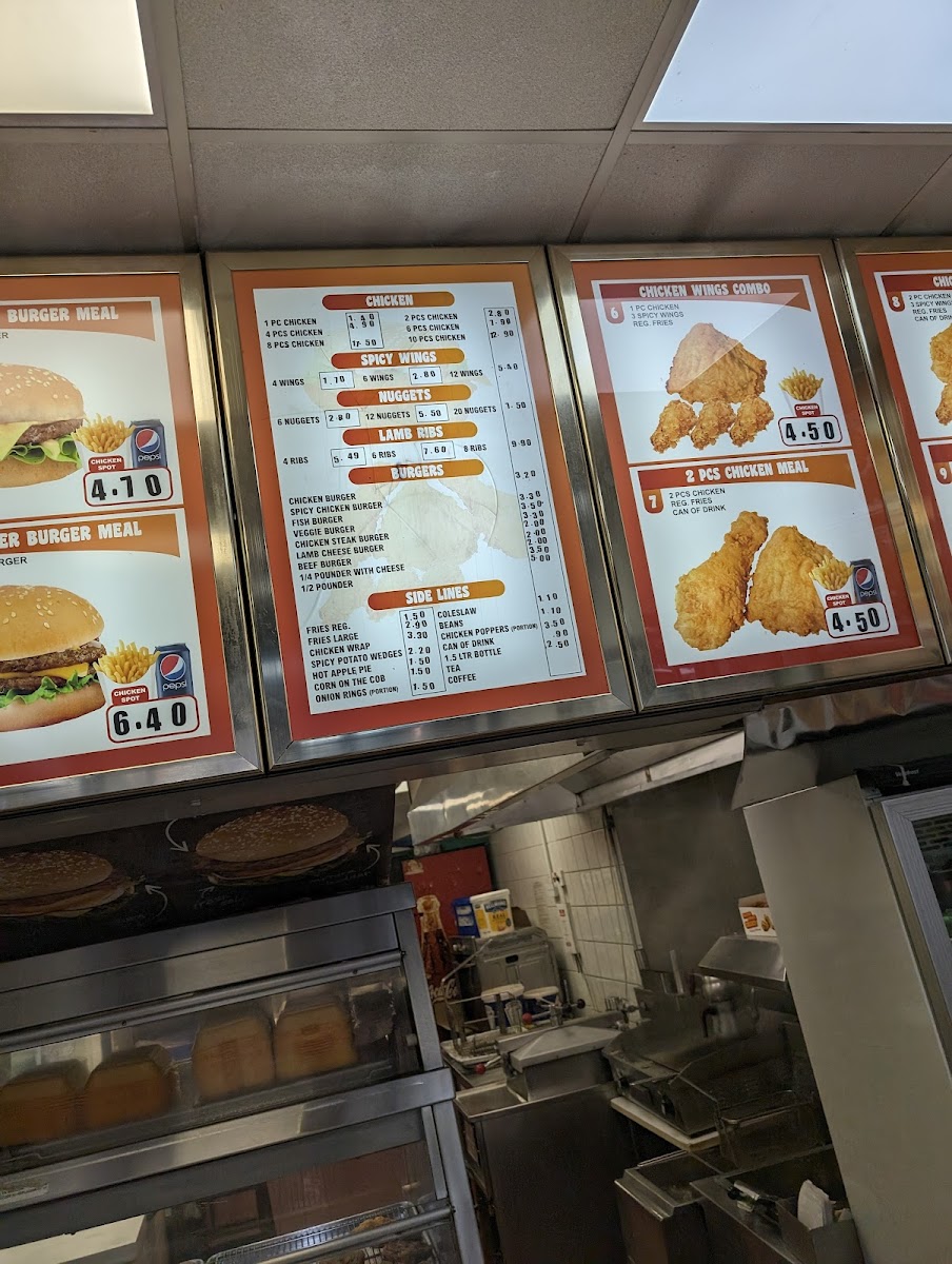 Chicken & Rib Time Photo Menu 5