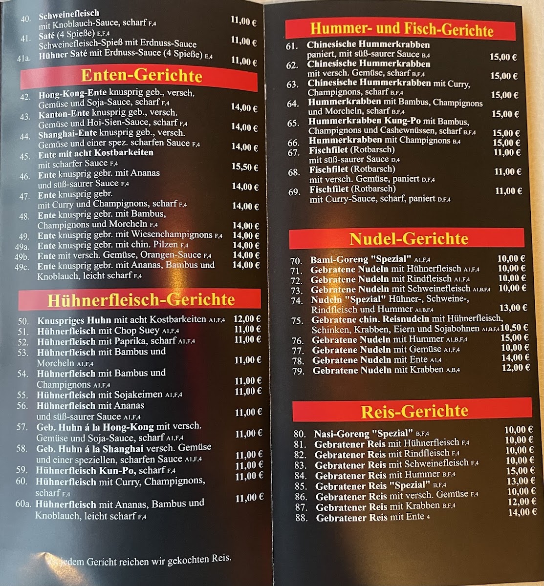 Lotus Restaurant Waldbröl Photo Menu 7