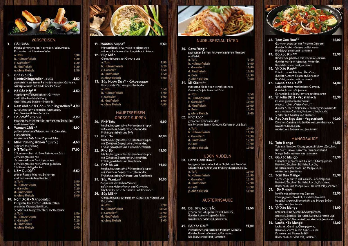 HT Vietnamesische Küche Photo Menu 1