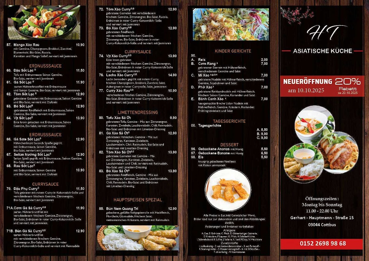 HT Vietnamesische Küche Photo Menu 2