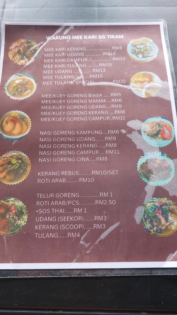 Mee Kari Kerang Sungai Tiram Photo Menu 2