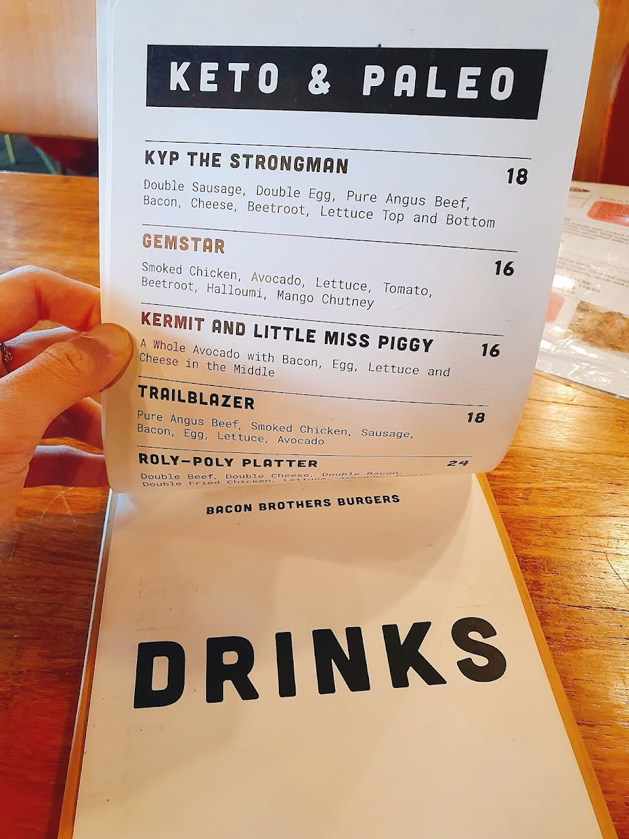 Bacon Bros Burgers Photo Menu 3