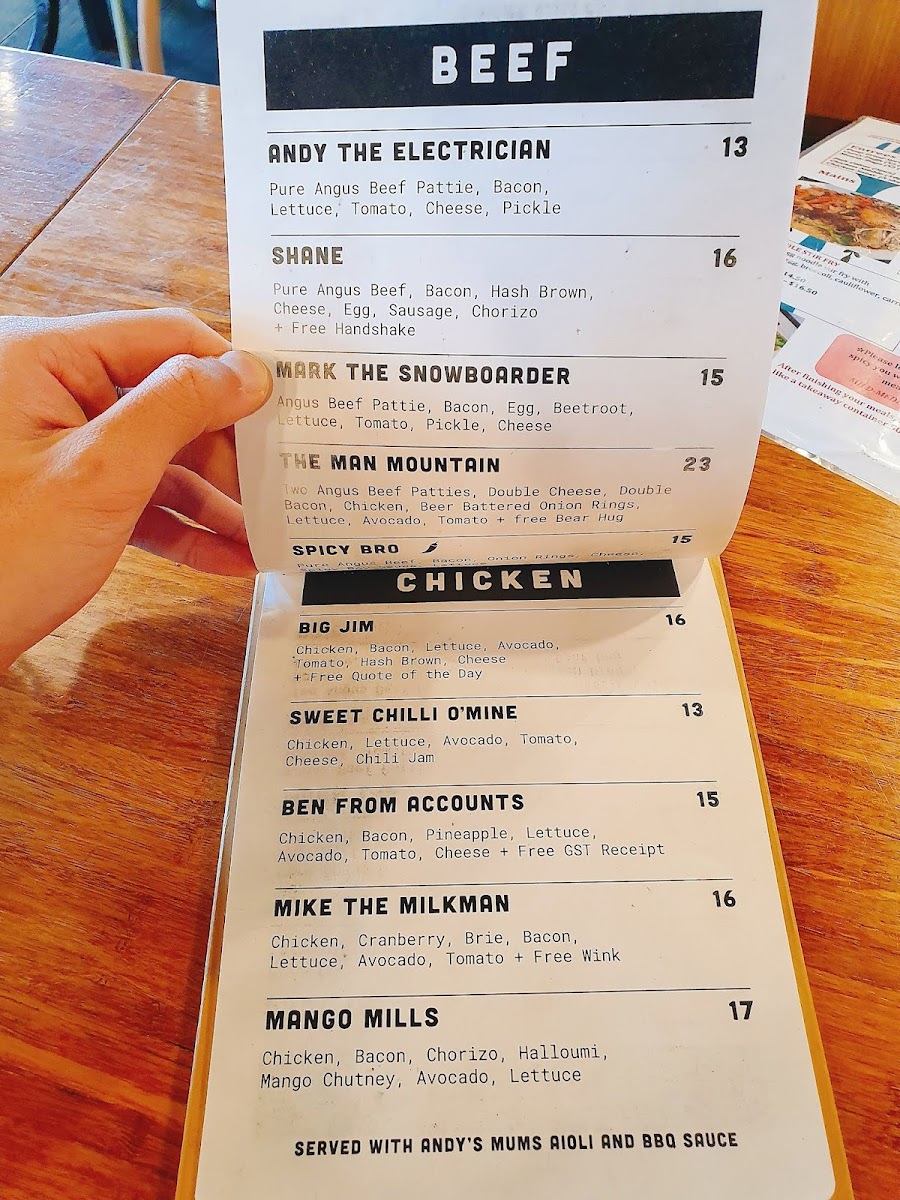 Bacon Bros Burgers Photo Menu 8
