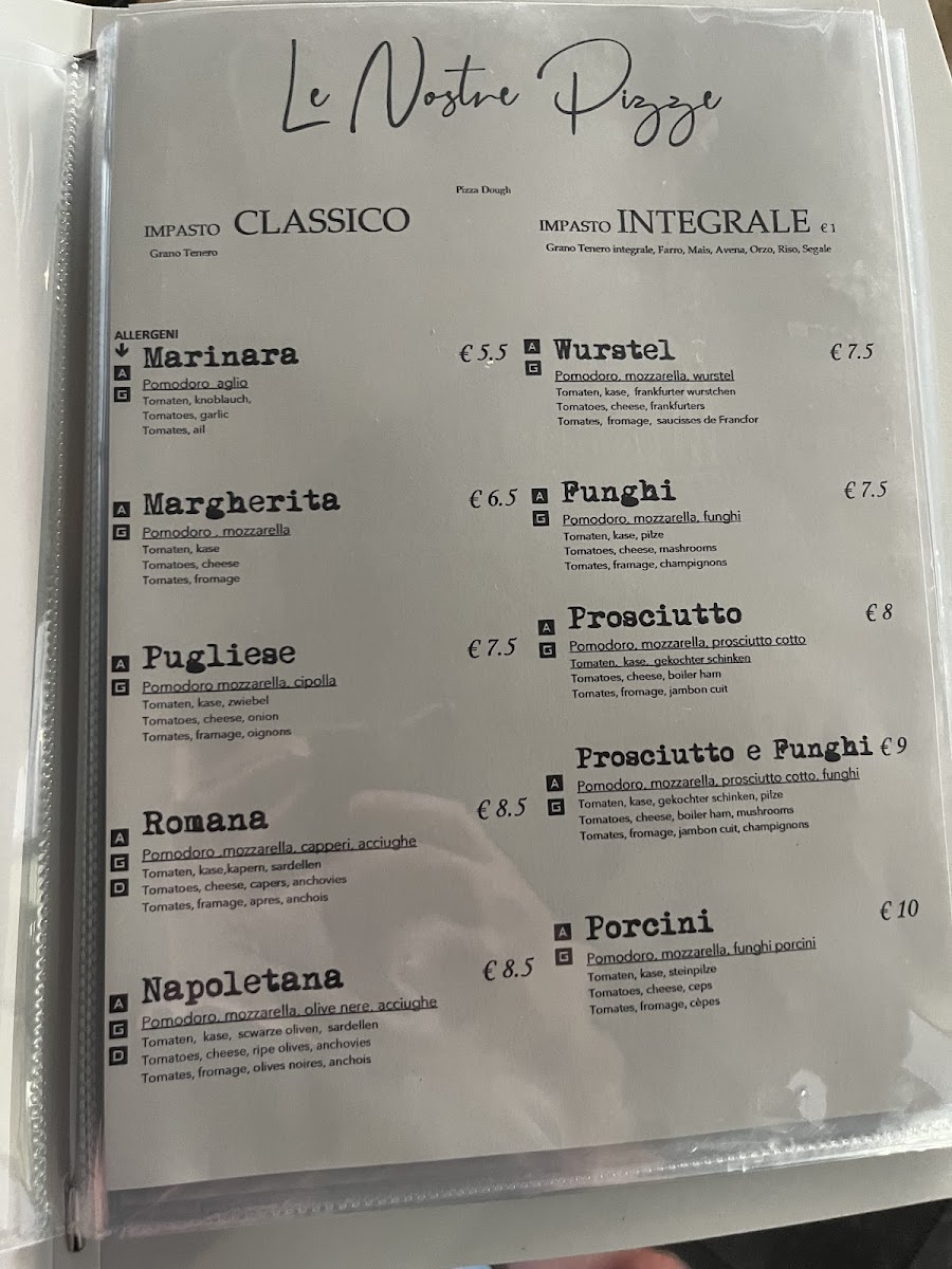 Paradiso Del Coregone Photo Menu 1