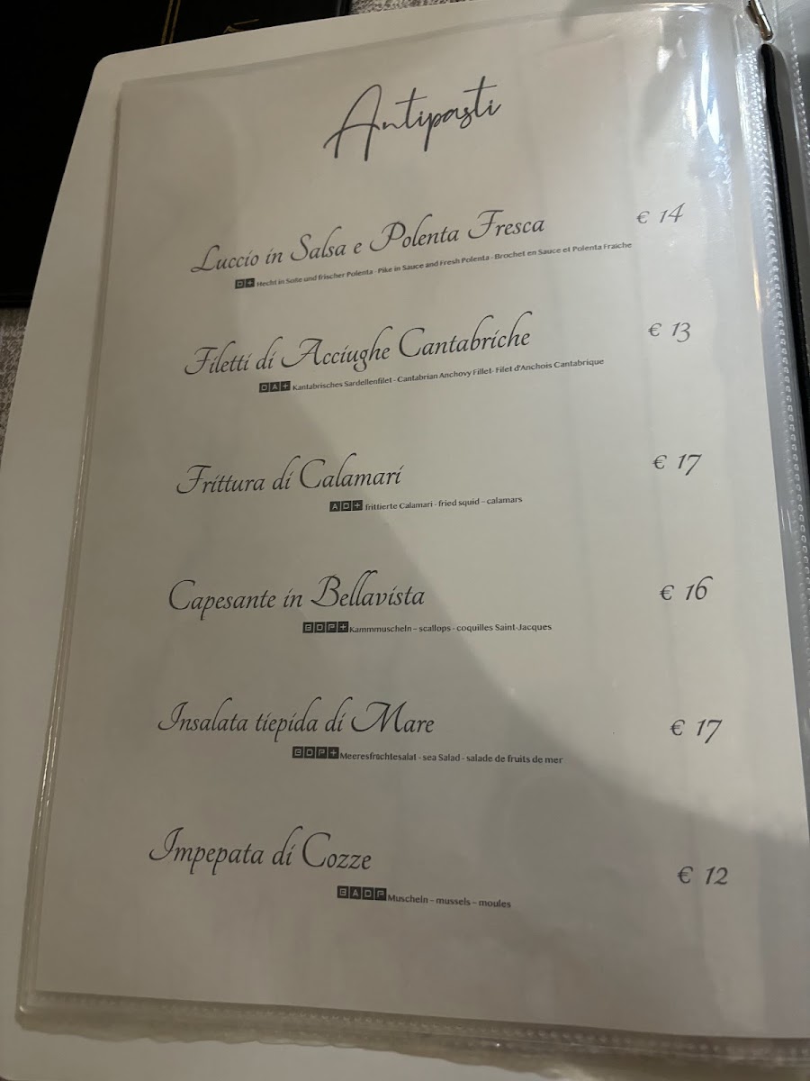 Paradiso Del Coregone Photo Menu 5