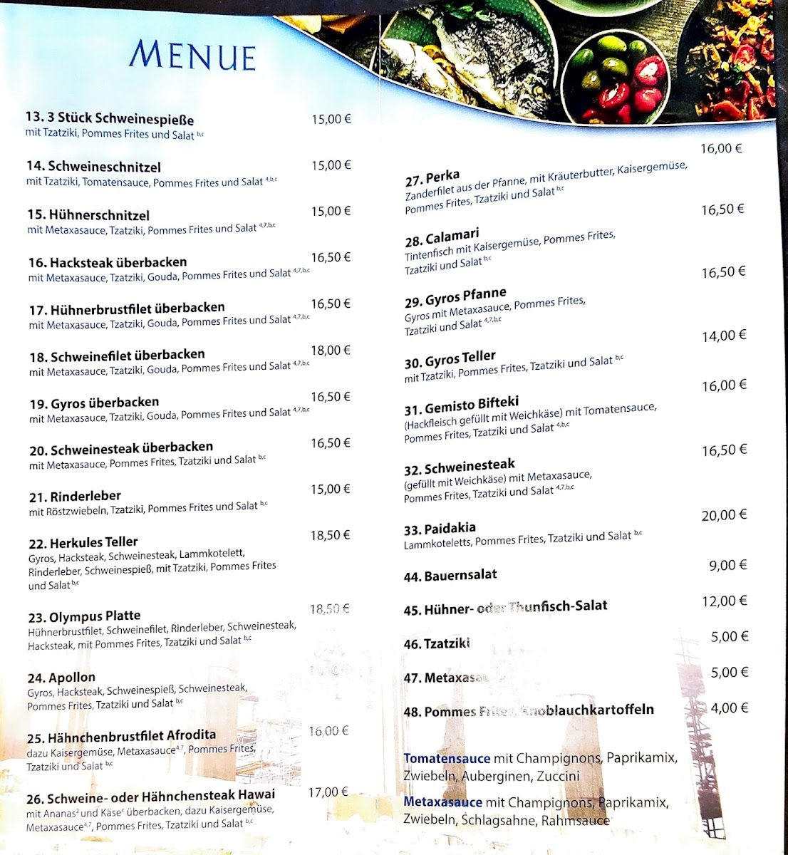 Herkules Grill Photo Menu 2