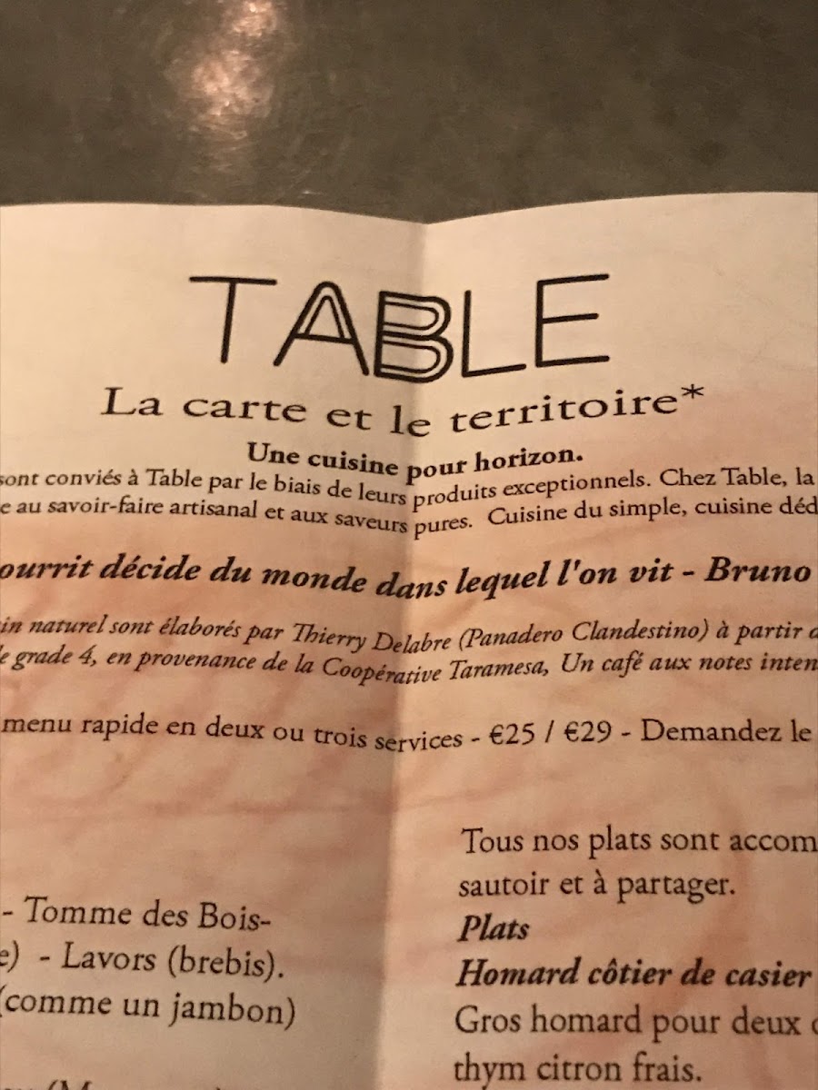 Table Bruno Verjus Photo Menu 9