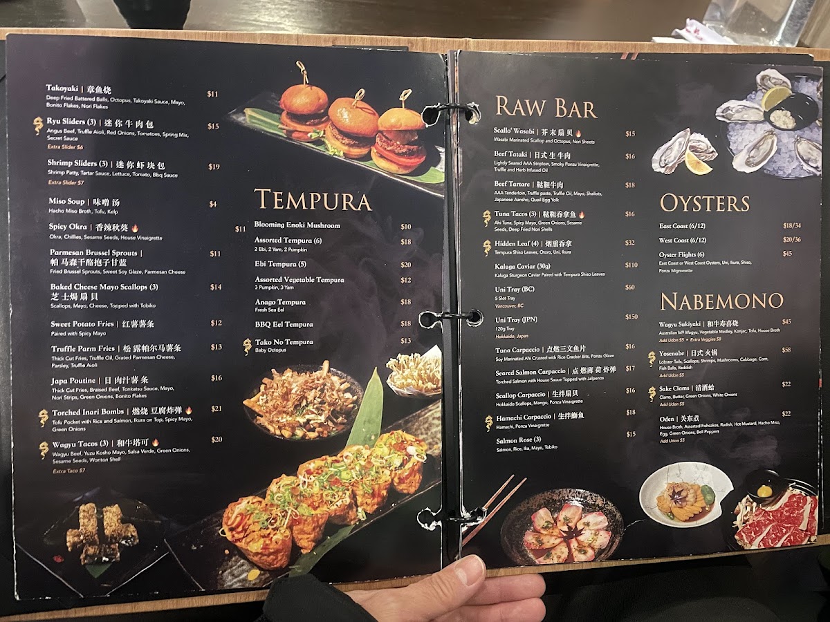Ryu Izakaya Photo Menu 10
