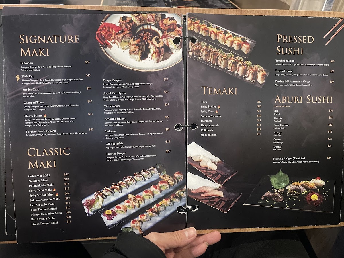 Ryu Izakaya Photo Menu 9