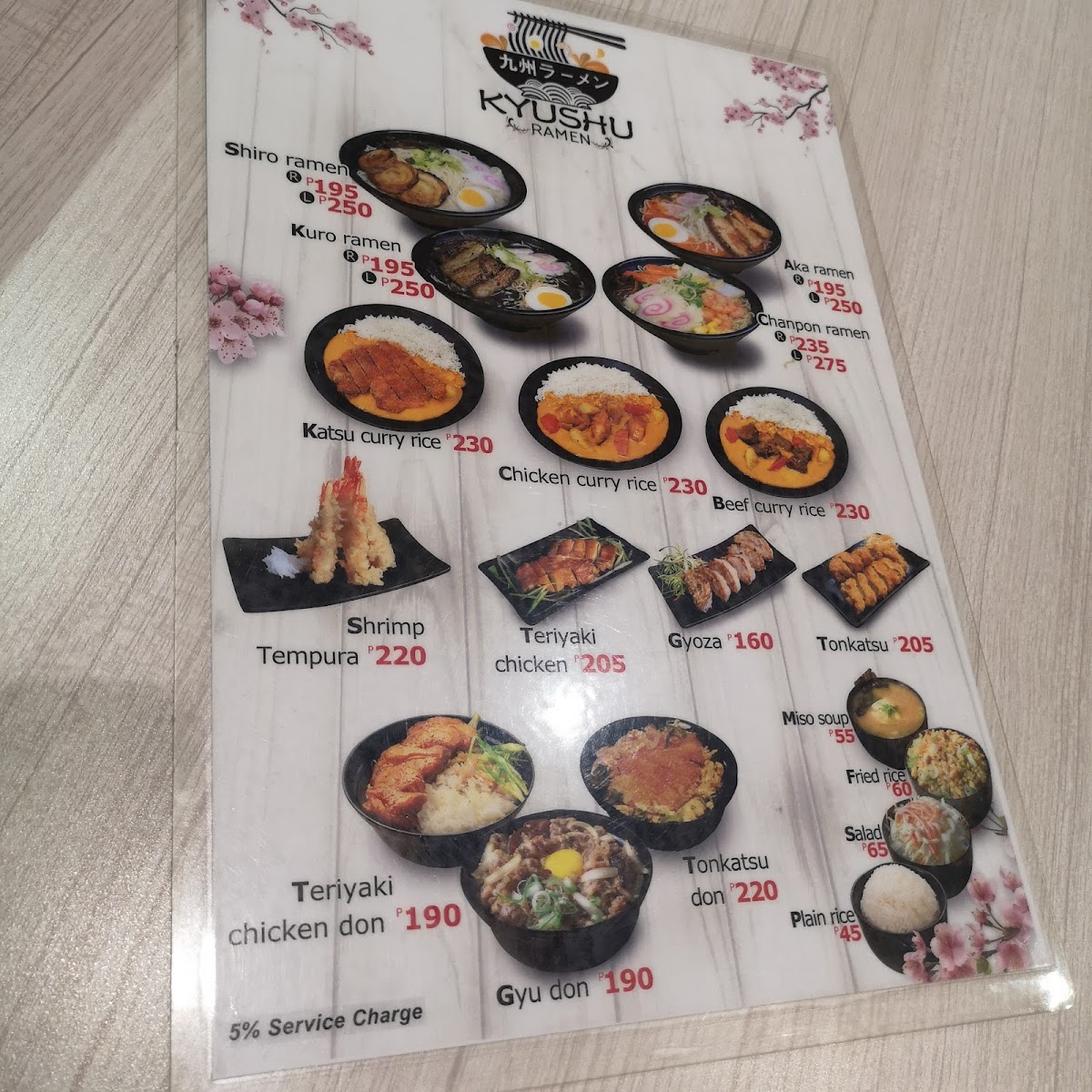 Kyushu Ramen - Masangkay Photo Menu 3