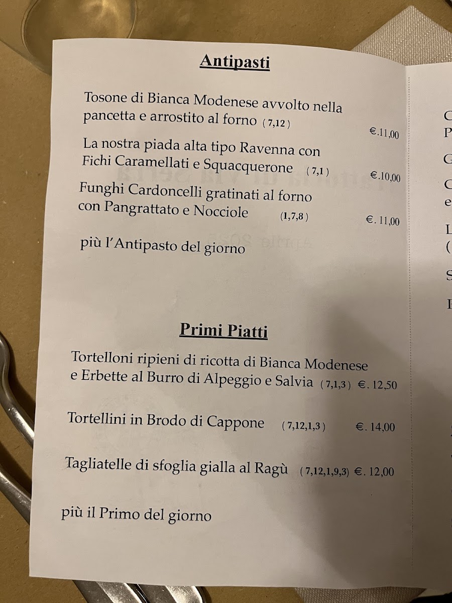 Trattoria di Via Serra Photo Menu 6