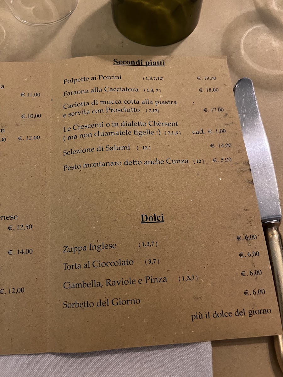 Trattoria di Via Serra Photo Menu 9