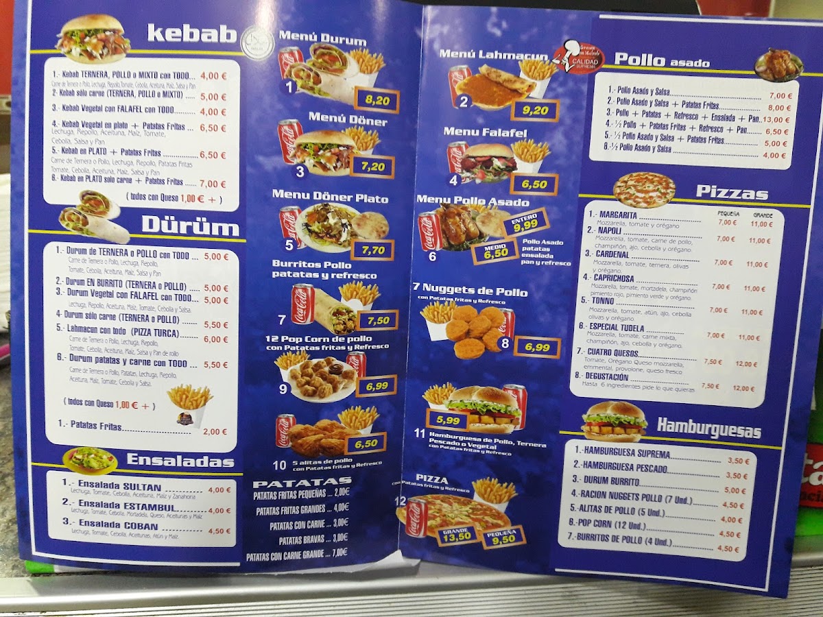 Crown Don Kebab Photo Menu 2