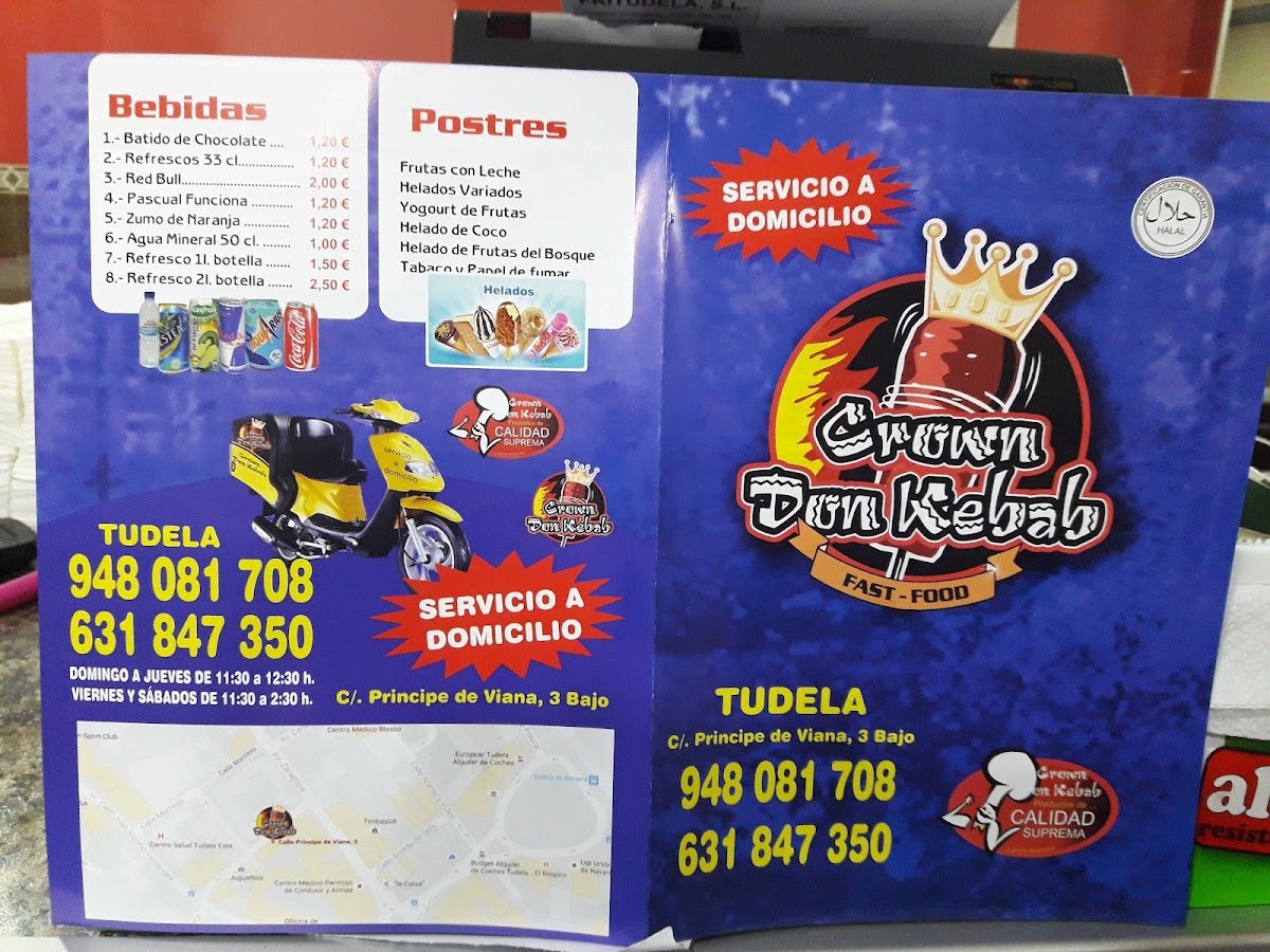Crown Don Kebab Photo Menu 3