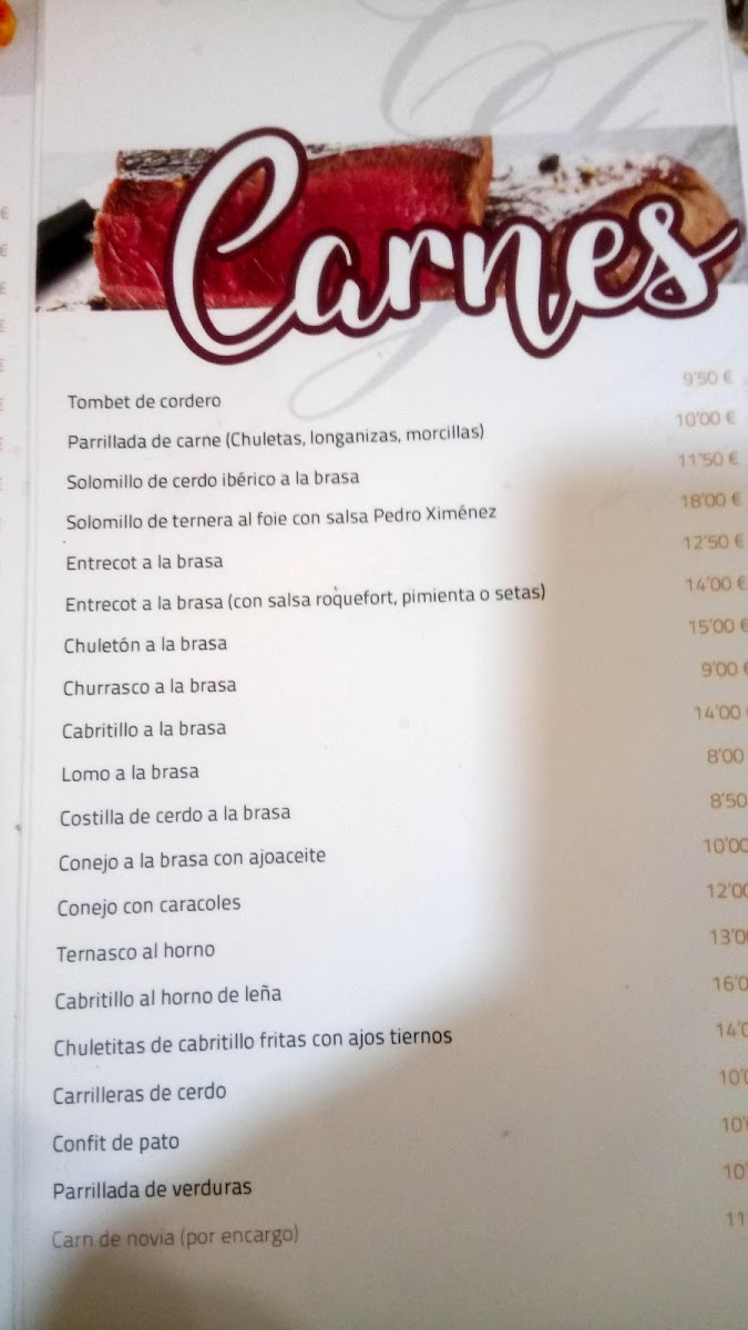 Restaurante Casa Julian Photo Menu 10