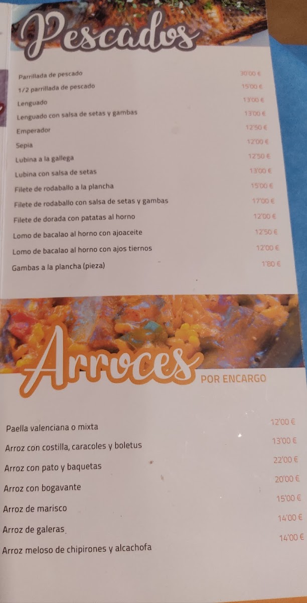 Restaurante Casa Julian Photo Menu 2