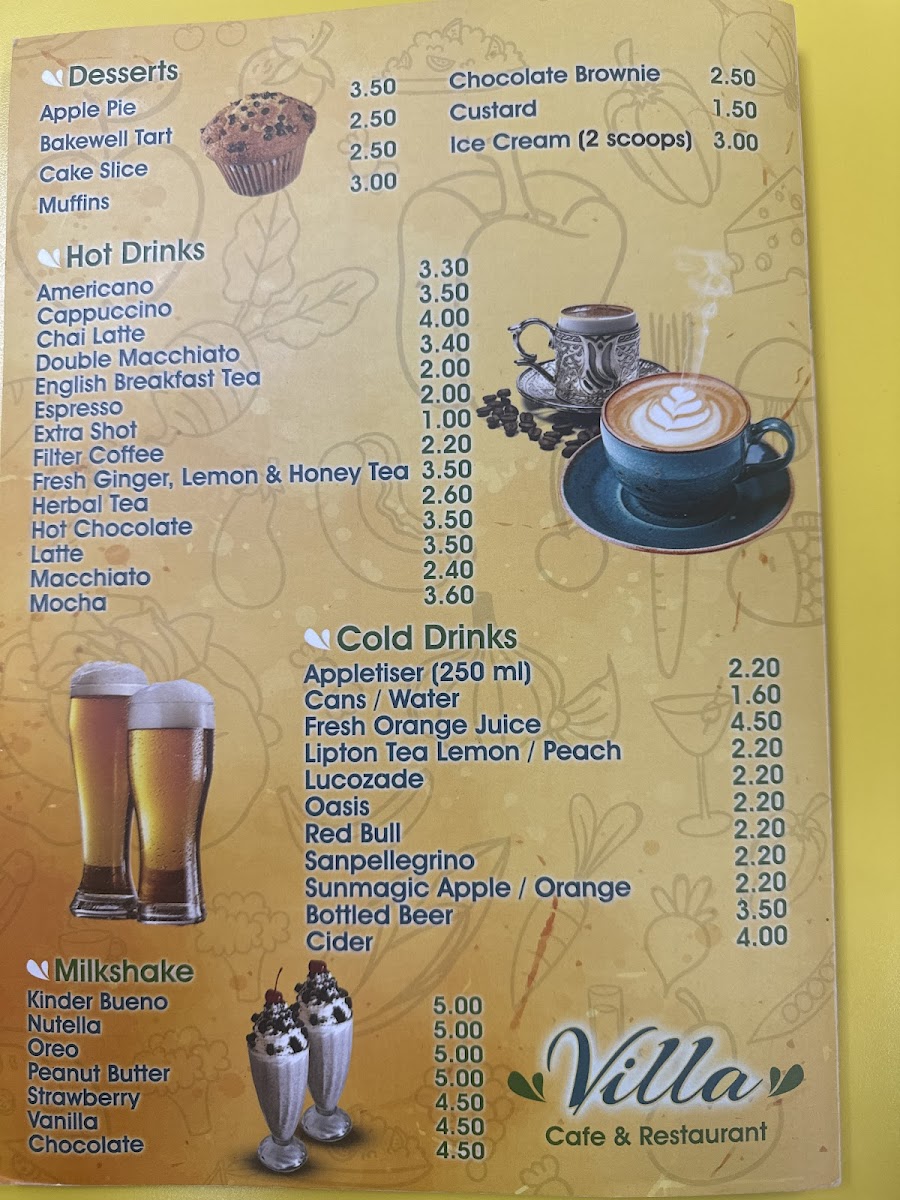 VDF cafe & restaurant Photo Menu 2