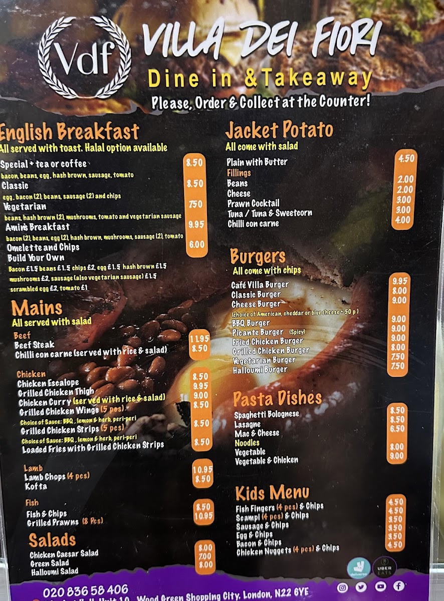 VDF cafe & restaurant Photo Menu 5