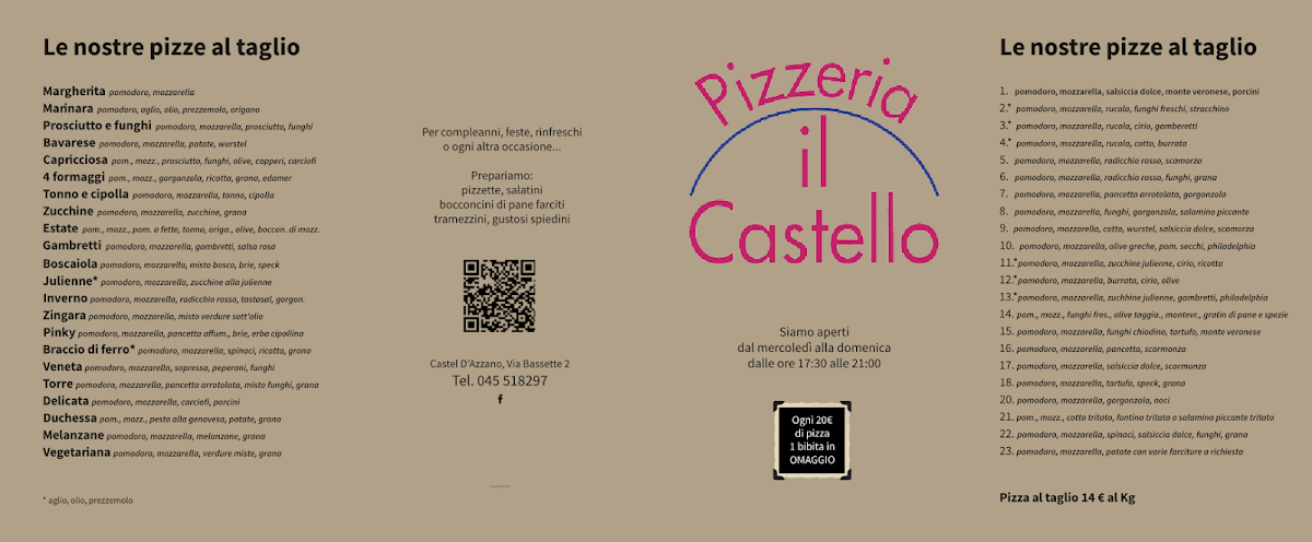 Pizzeria Il Castello Photo Menu 2
