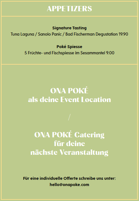 ONA POKÉ Photo Menu 6