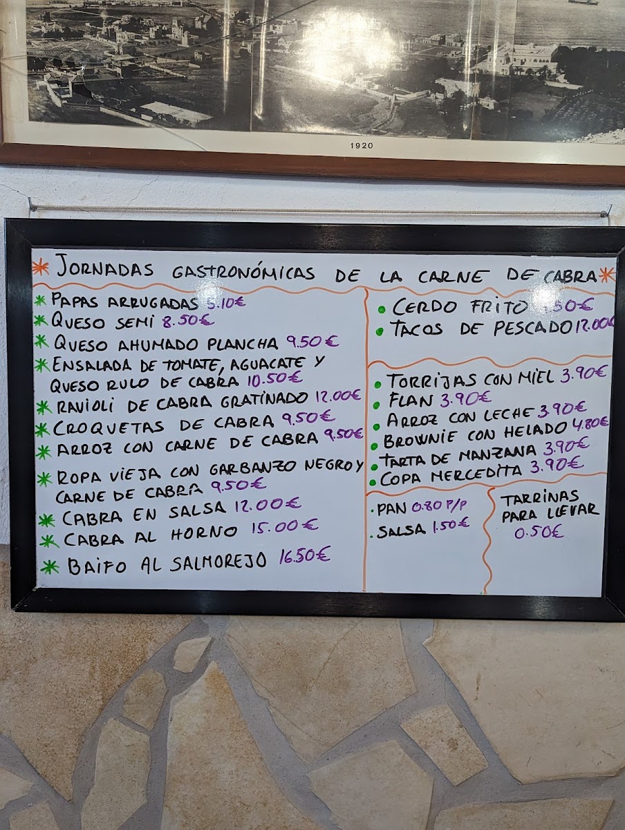 Restaurante El Rinconcito Canario Photo Menu 6