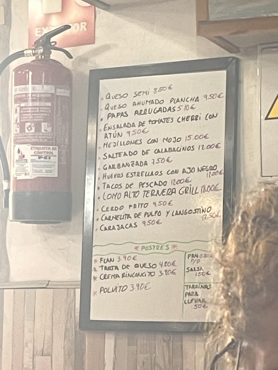 Restaurante El Rinconcito Canario Photo Menu 7