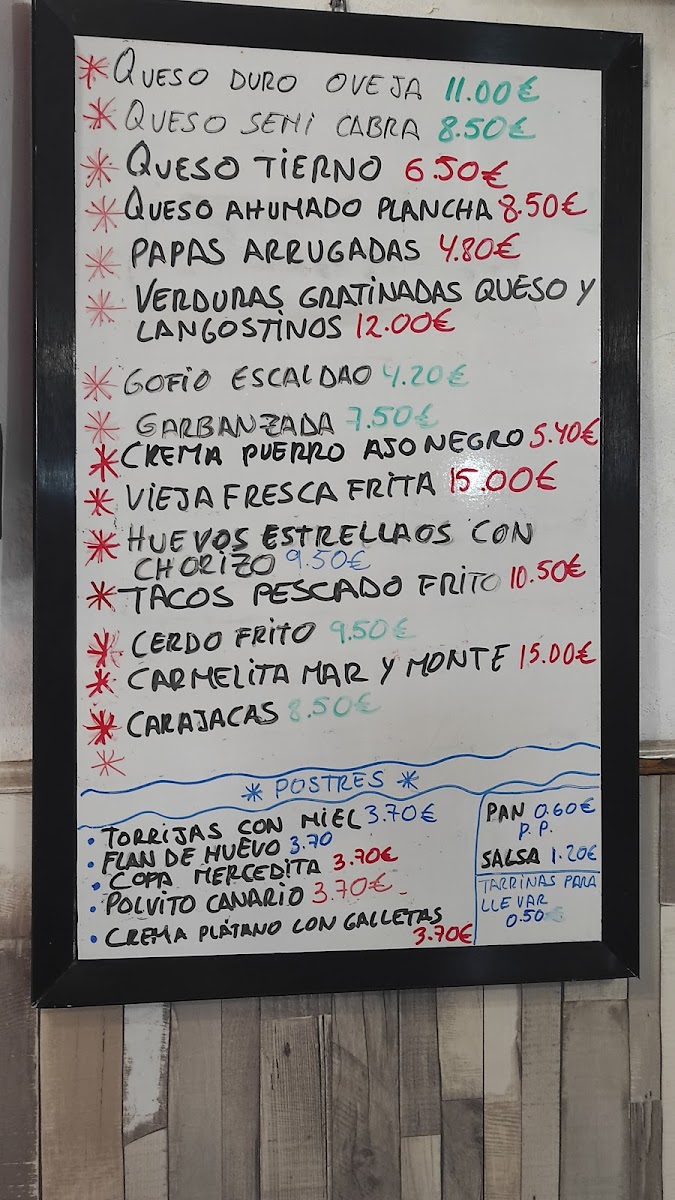 Restaurante El Rinconcito Canario Photo Menu 9