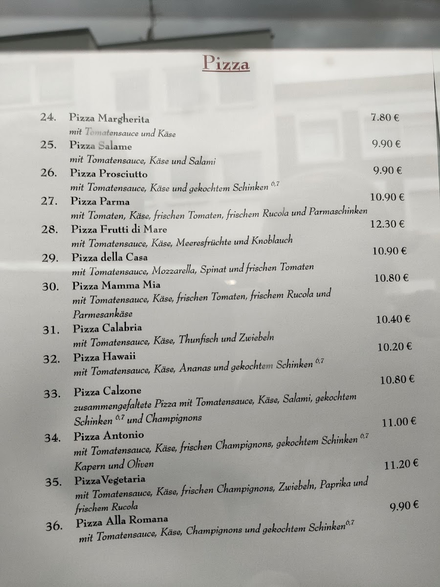 Restaurant Italia Photo Menu 1