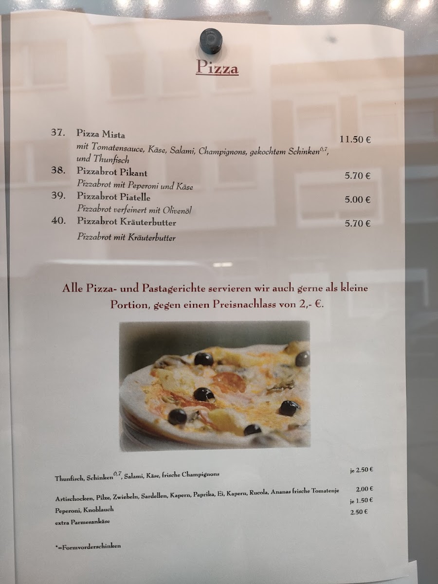 Restaurant Italia Photo Menu 2