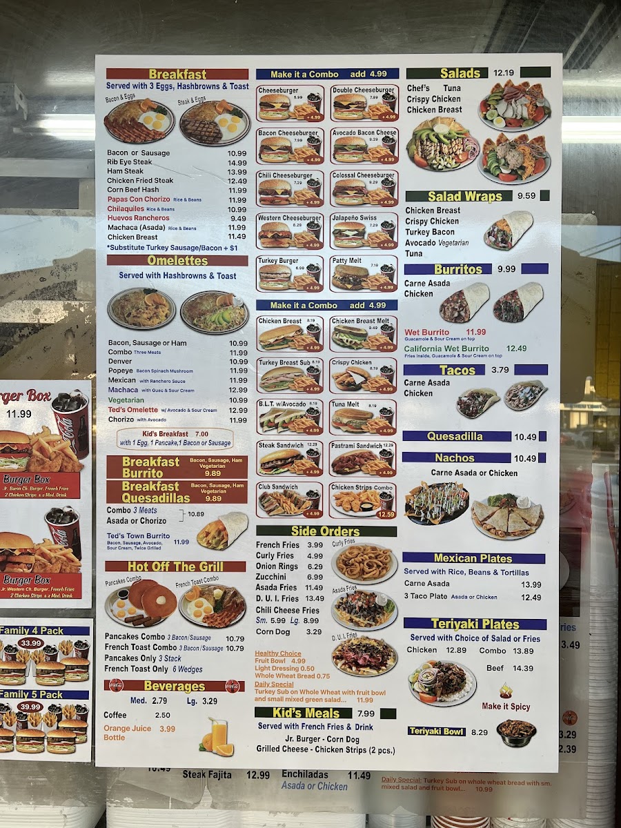 Ted's Place Photo Menu 2