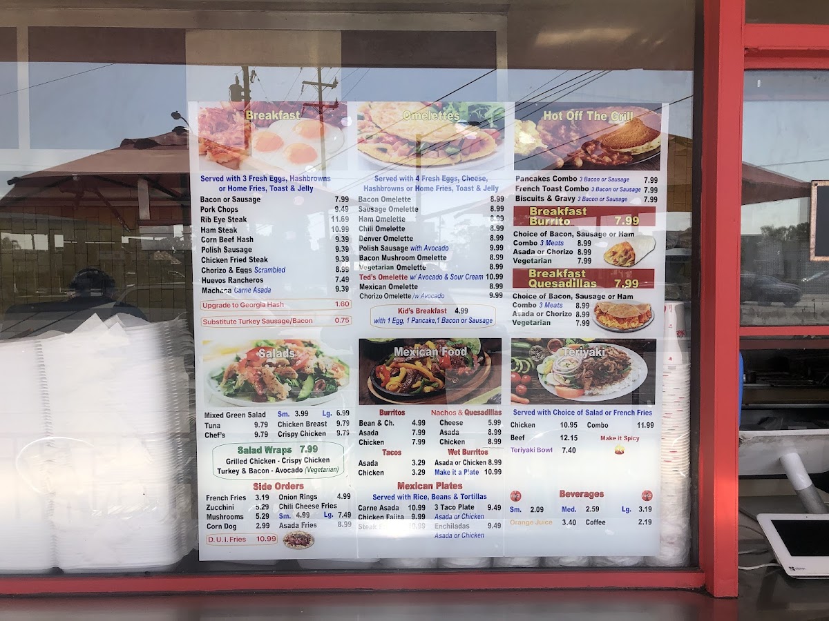 Ted's Place Photo Menu 3