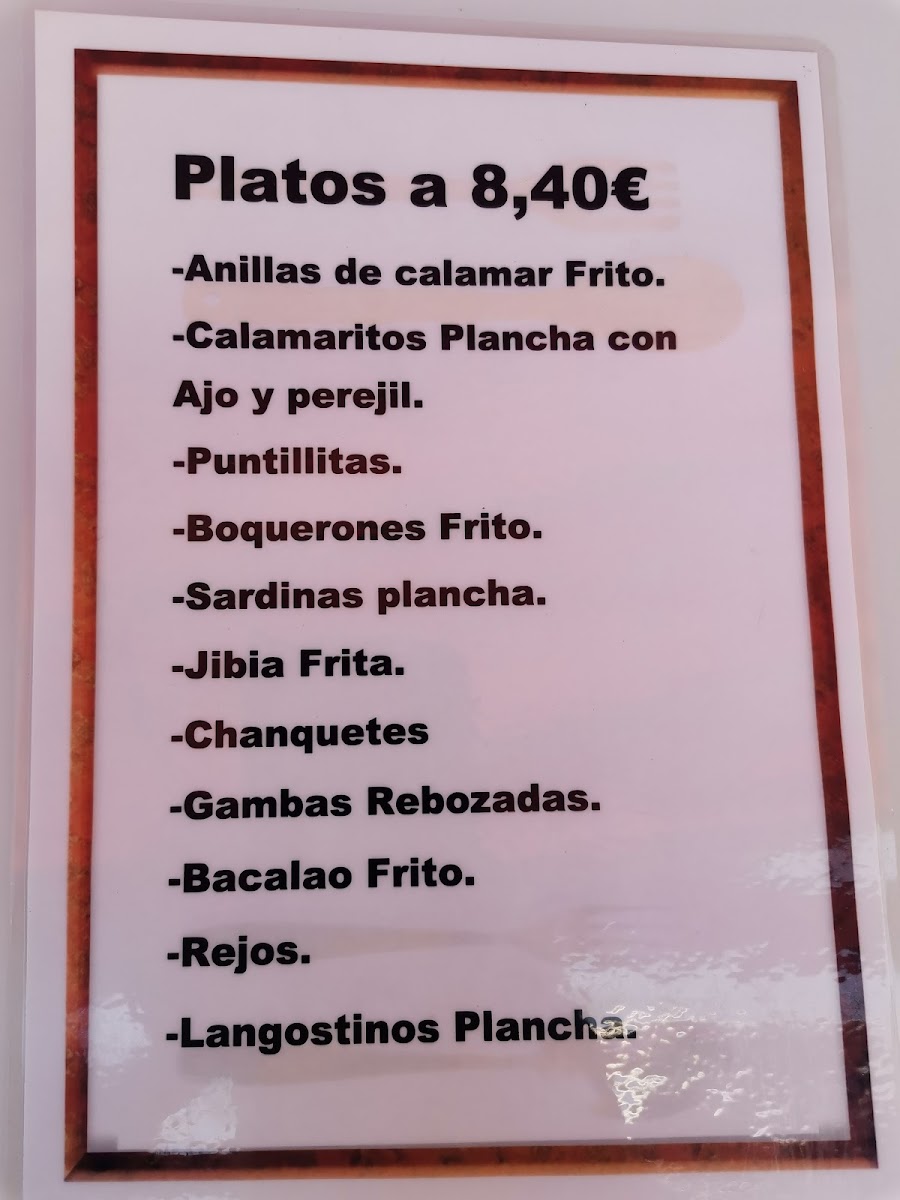 Bar Restaurante Sol Y Luna Photo Menu 4