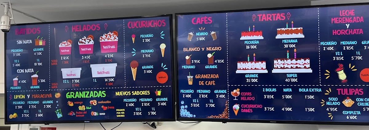 Heladería Tutti Frutti Photo Menu 1