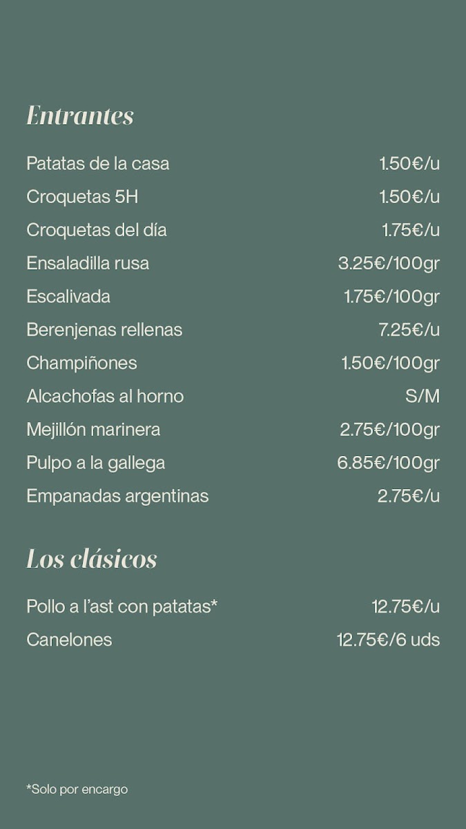 5 Hermanos para llevar Photo Menu 2