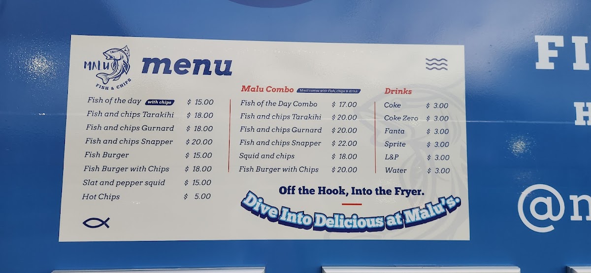 Malu fish and chips Photo Menu 1