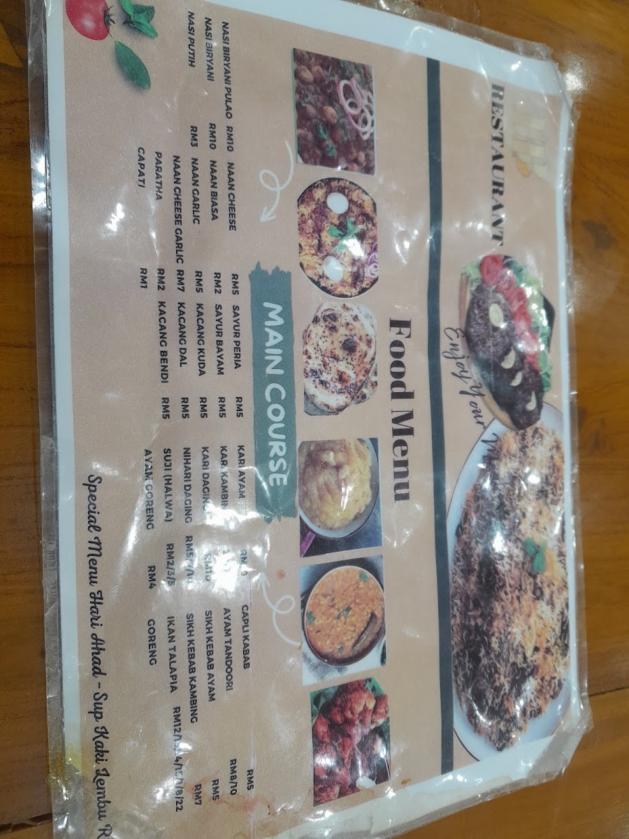 Haji Baba (HB) Restaurant Photo Menu 10