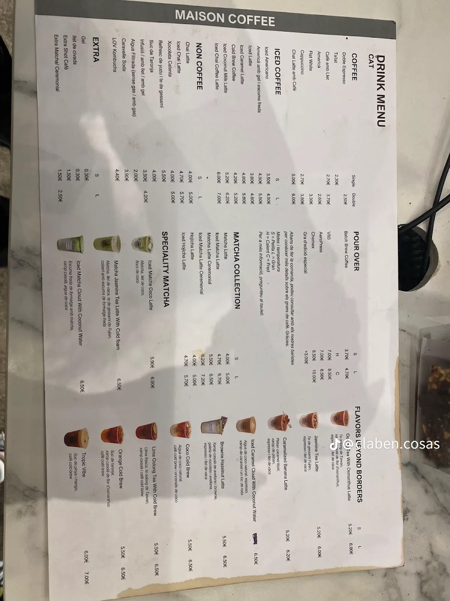 Maison coffee Photo Menu 10
