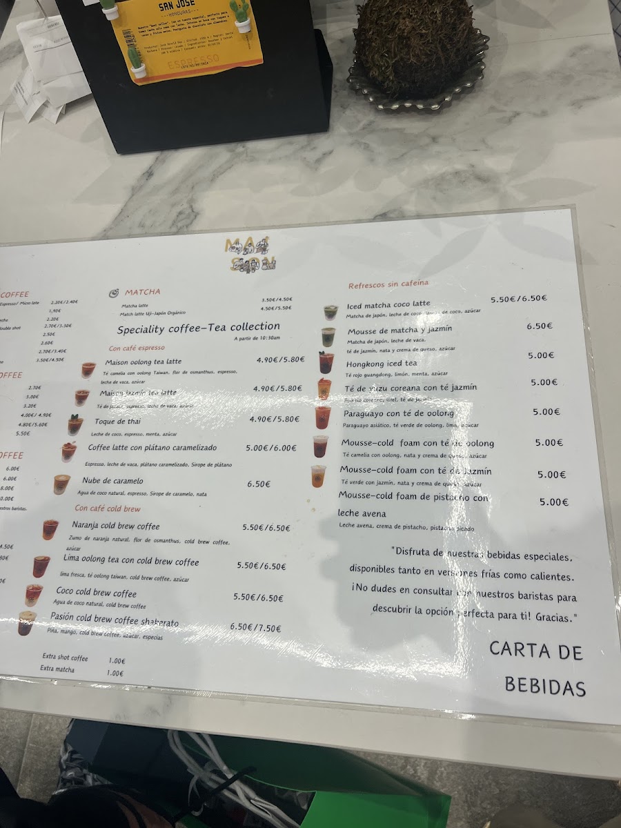 Maison coffee Photo Menu 6