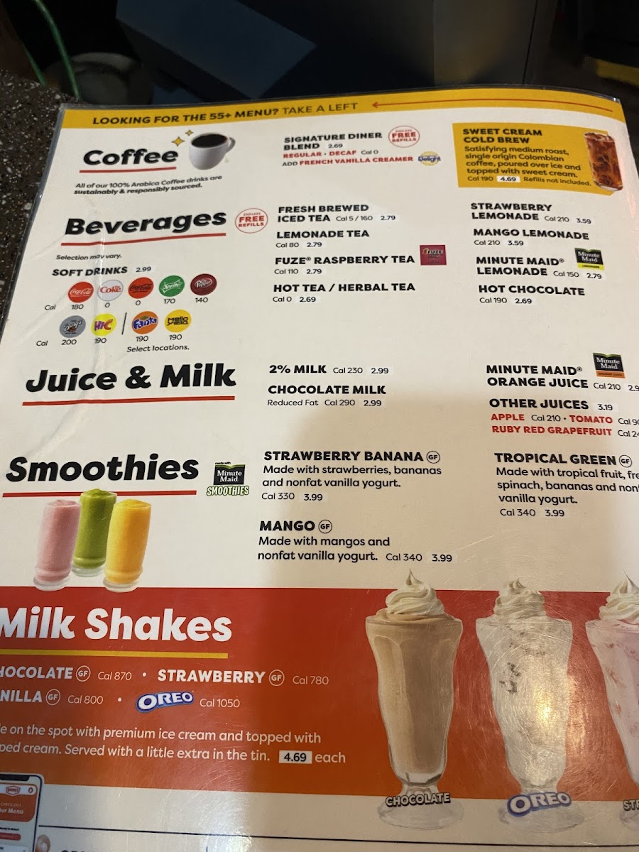 Denny's Restaurant Photo Menu 2