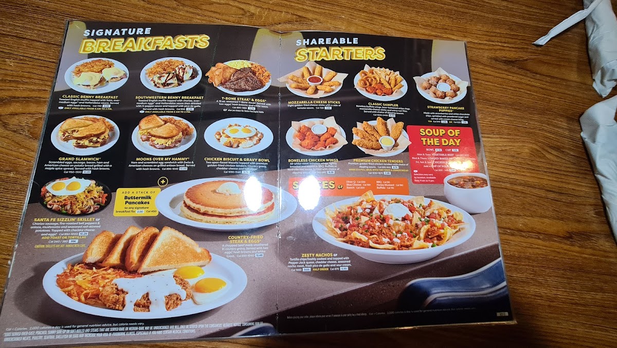 Denny's Restaurant Photo Menu 3