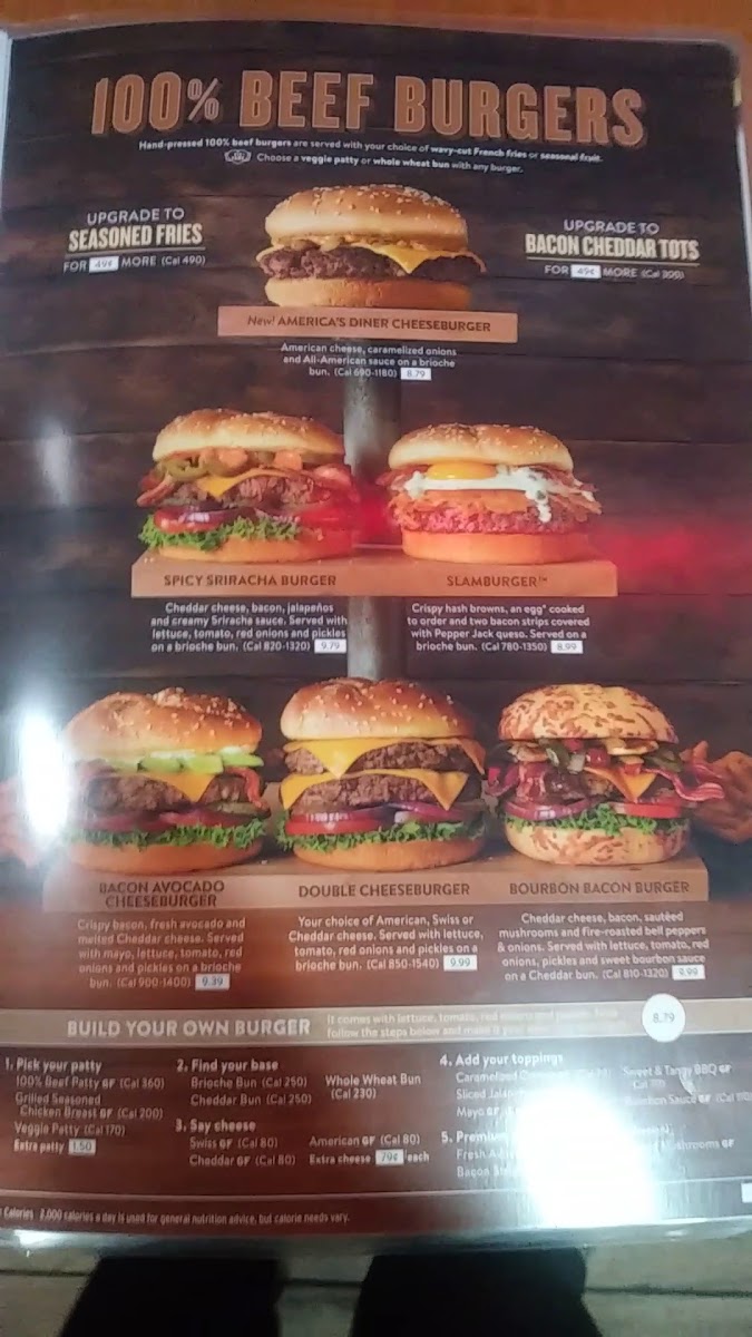 Denny's Restaurant Photo Menu 4