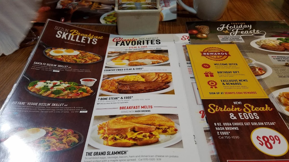 Denny's Restaurant Photo Menu 6