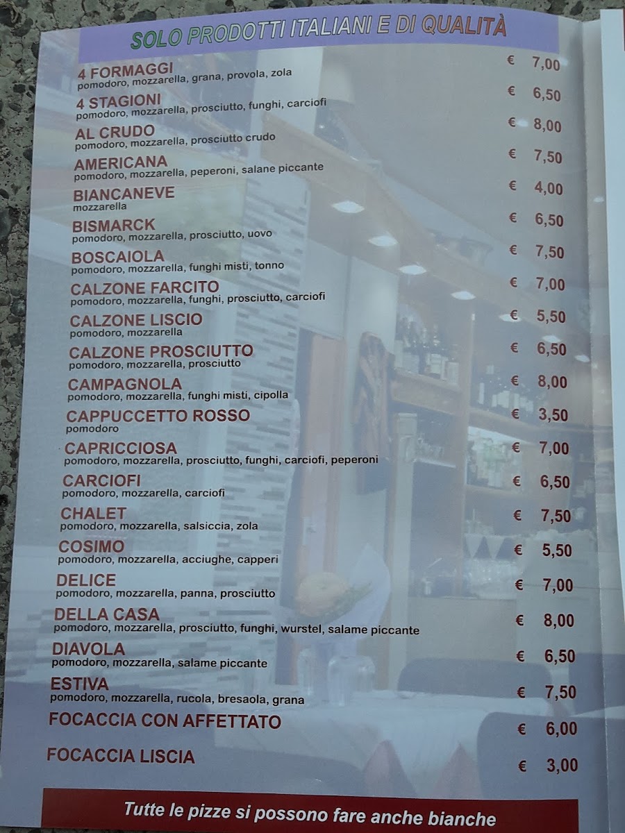Ristorante Claudio's Photo Menu 2