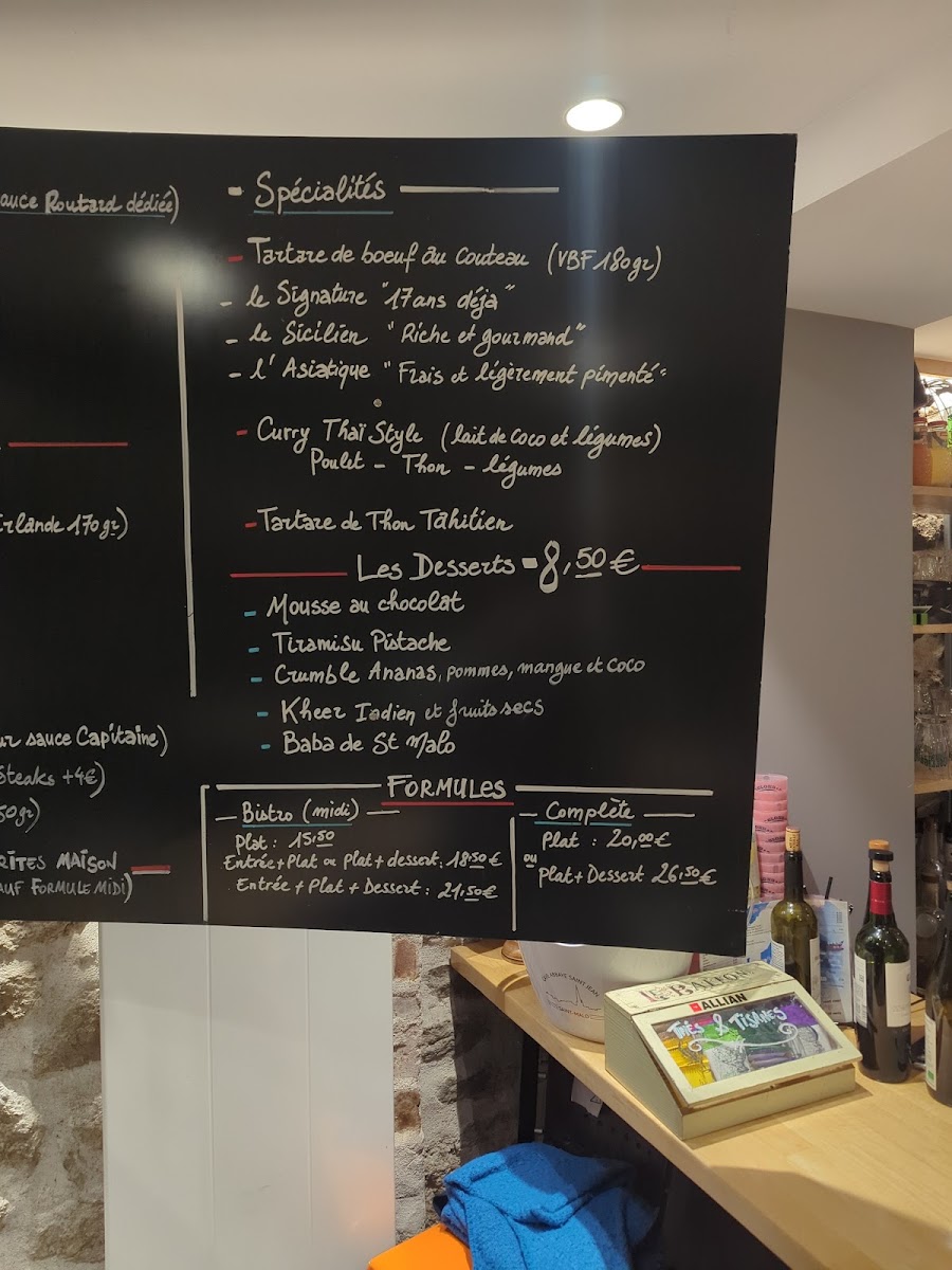 Le Globe Trotter Photo Menu 2