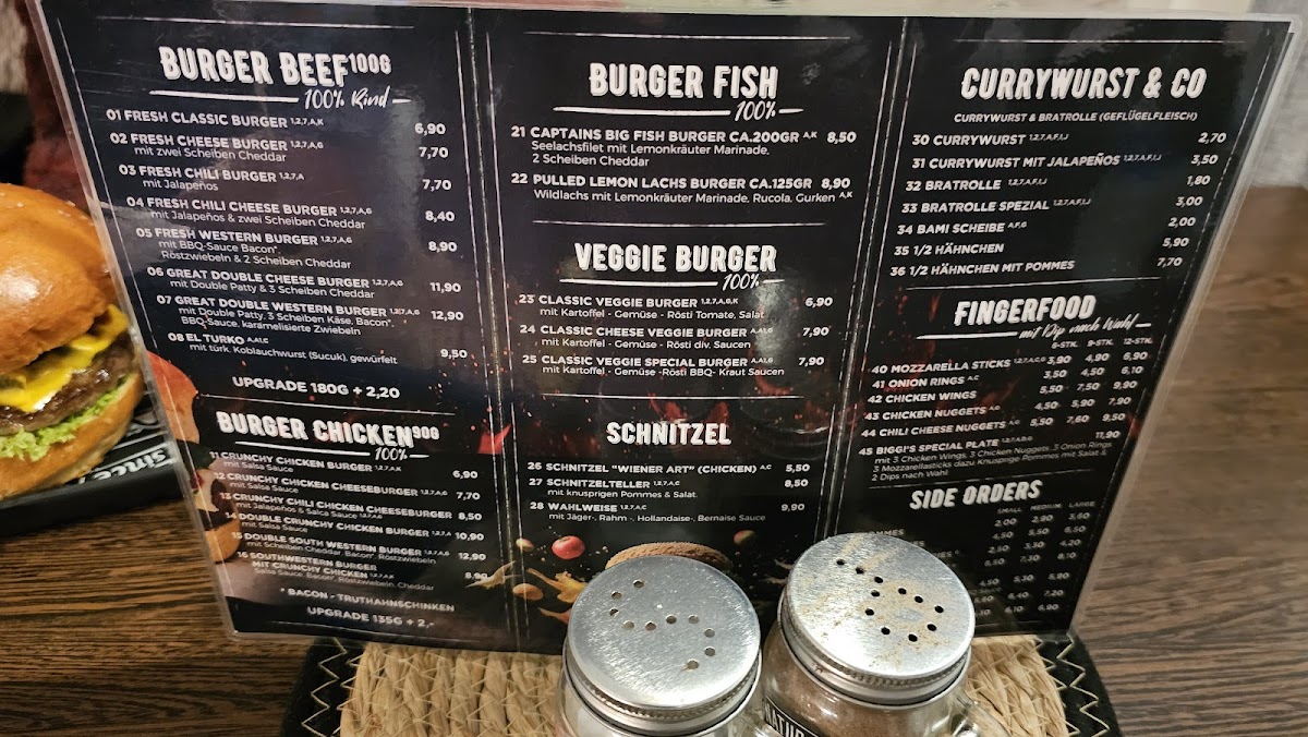 Biggi's Burger Photo Menu 3