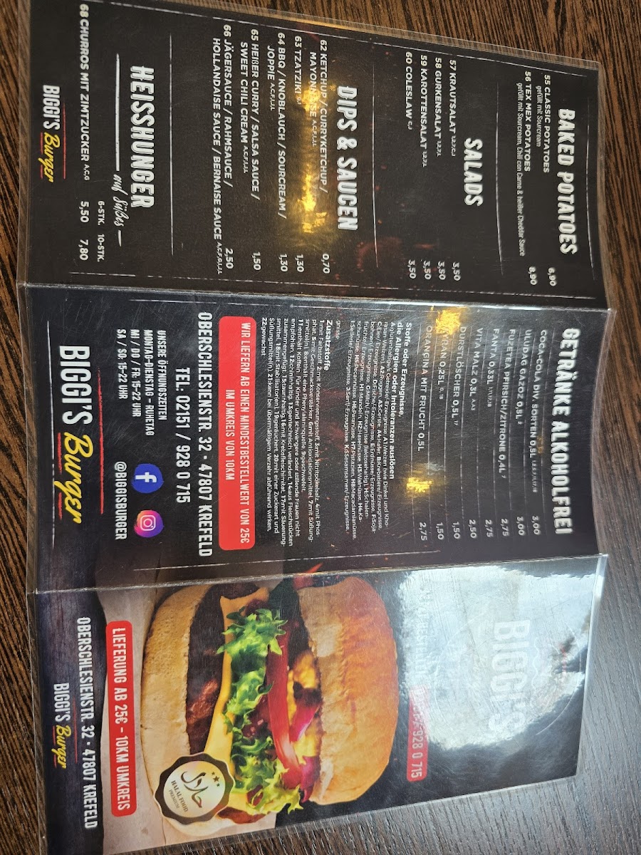 Biggi's Burger Photo Menu 5