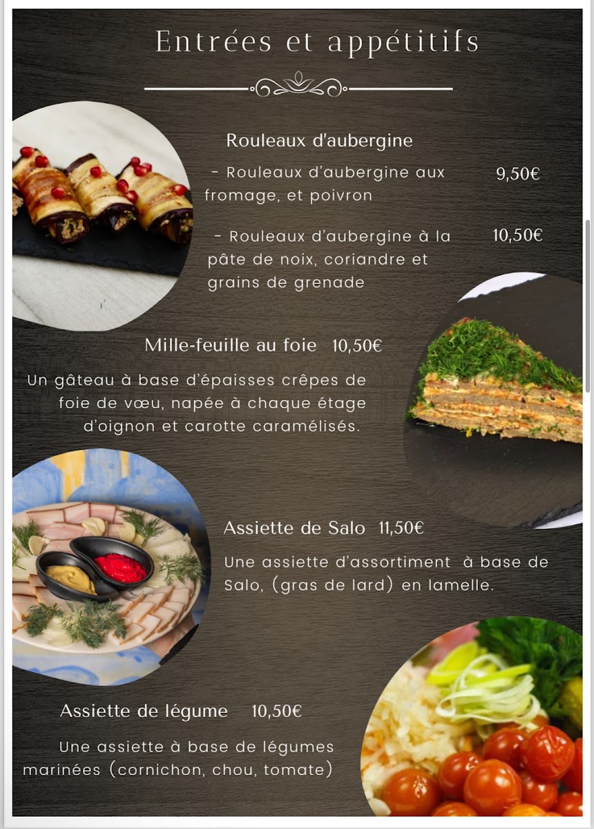 Le Bortsch Photo Menu 1